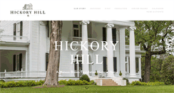 Desktop Screenshot of hickory-hill.org