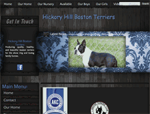 Tablet Screenshot of hickory-hill.net
